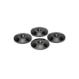 Dynavox Spike Unterlegscheiben 4er-Set schwarz | Hi-Fi Spike washers