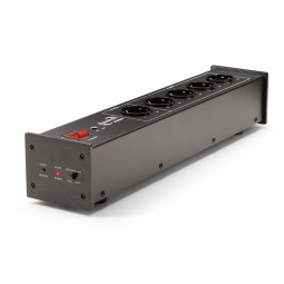Dynavox X2000 schwarz HiFi Steckdosenleiste mit Netzfilter und Master-Slave-Funktion