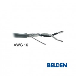 BELDEN Audiokabel 2-adrig AWG 16 abgeschirmt paarverseilt