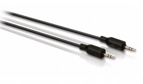 5m Philips 3,5mm Klinkenabel | Stereo Audiokabel 3.5mm Klinke -> 3.5mm Klinke