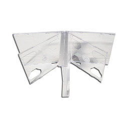 6-er CD-Box | CD Hüllen | 6-fach Jewelcase mit klaren Trays