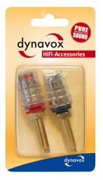 Dynavox 2er Lautsprecher Terminal High-End Einbaubuchsen Polklemmen Set